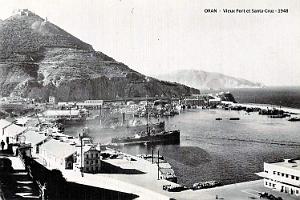 ORAN - VIEUX PORT ET SANTA-CRUZ - 1948